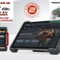 ThinkTool Euro 394 EV Special 12" Pro AI diagnose Dansk sprog Split skærm 2 års bilsoftware & Haynes Pro 1 år